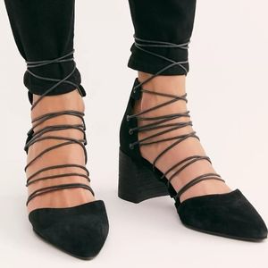 Free People After Hours Suede Heels